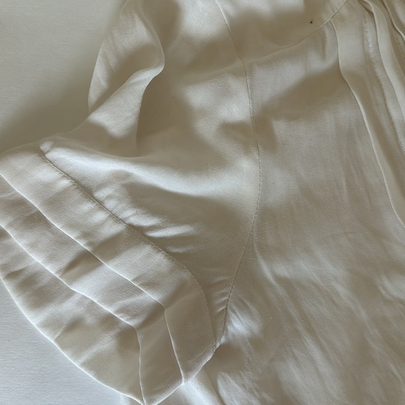 Cream Zara Blouse Top Dressy - Picture 3 of 4